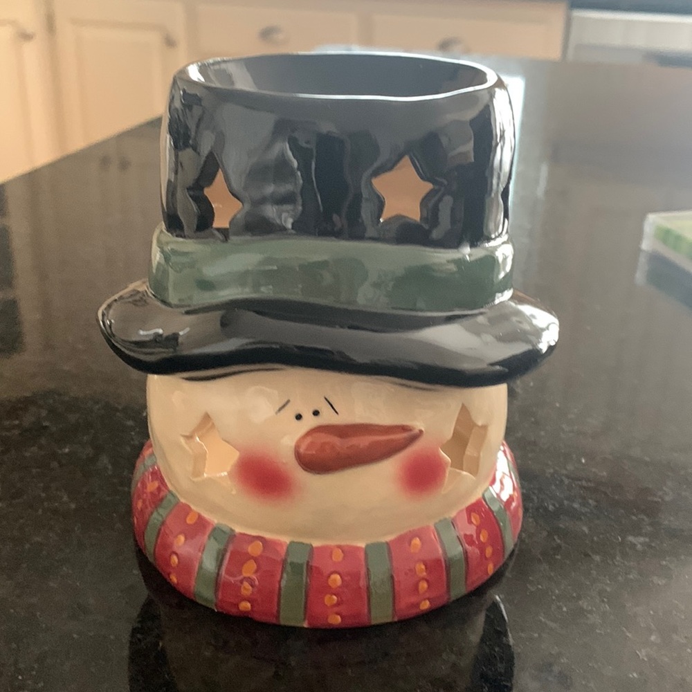 Snowman Wax Burner
